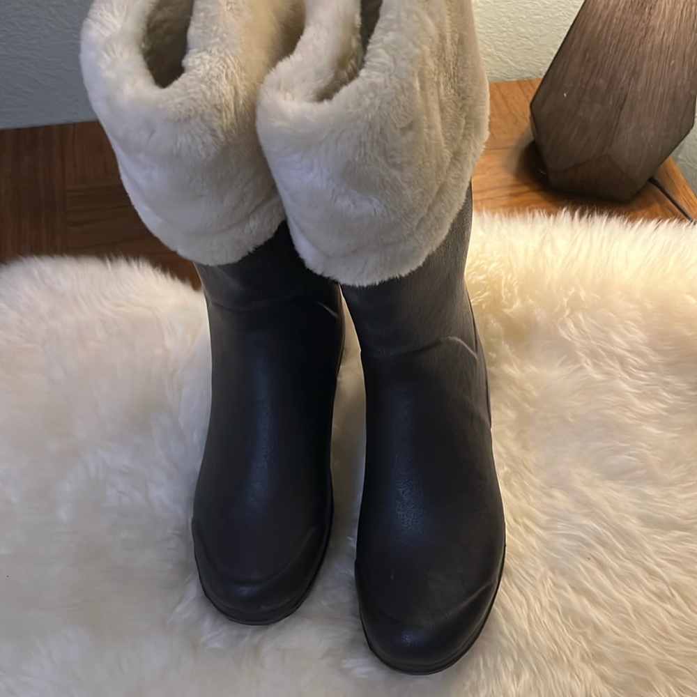 Le Chameau Women’s Clan Artica Rubber Boots Marron Enene 37